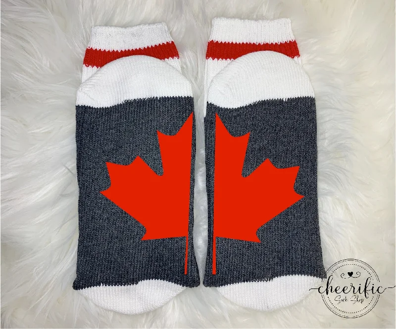 sock with sleek feel-  Maple Leaf Socks