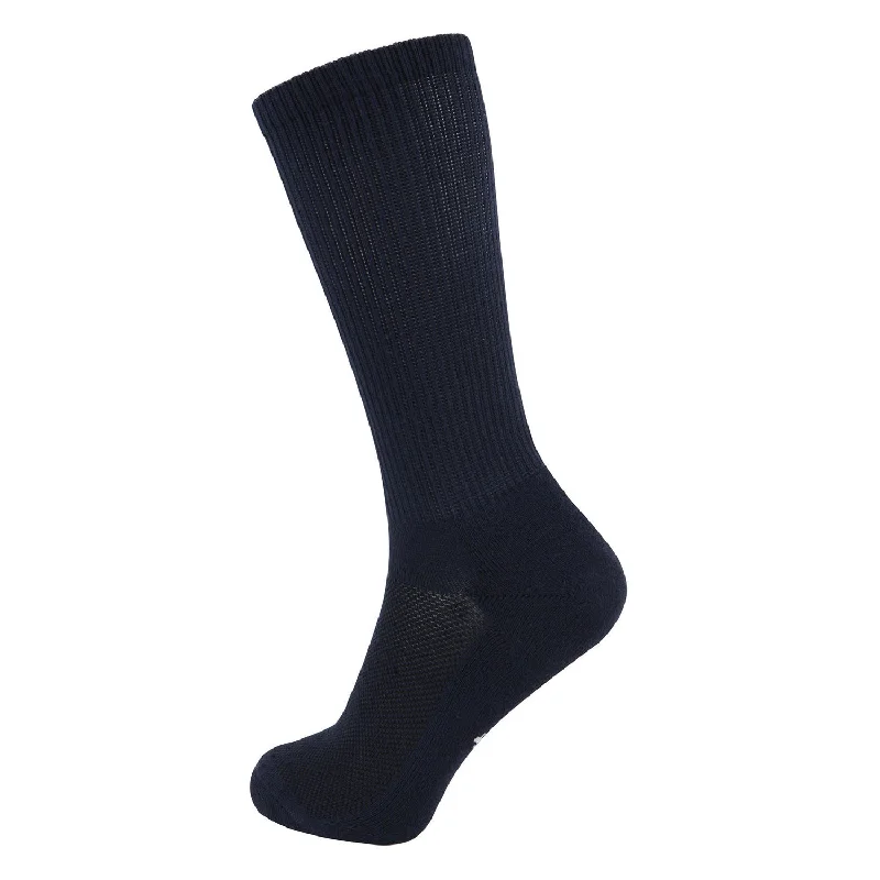 sock with classic touch-  MD Mesh Antibacterial Bamboo Crew Socks Colorful