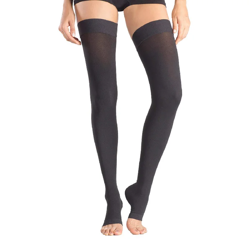 sock with clean feel-  MD 23-32mmHg Microfiber Compression Thigh High Stockings