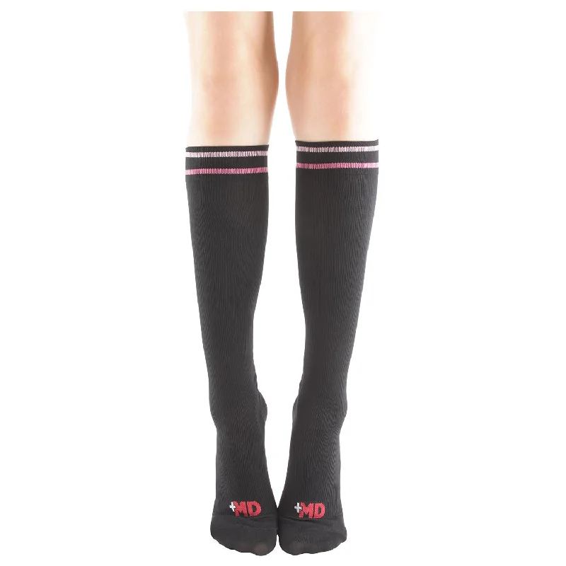 sock with modern vibe-  MD 8-15mmHg Fashion Nurses Compression Socks Athletic Shin Splints