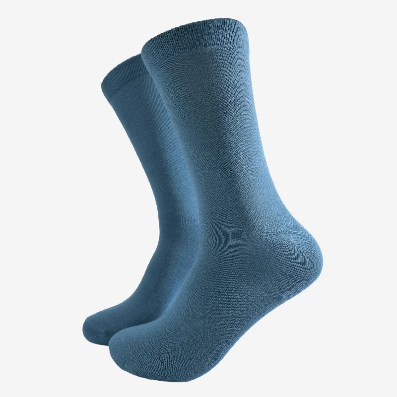 sock for timeless shade-  Sock Talk/Men's Bamboo Socks - Teal