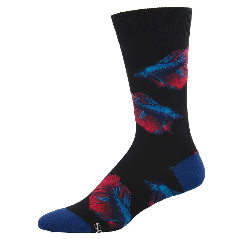 sock for urban vibe-  Alpha Betta Fisha - Cotton Crew