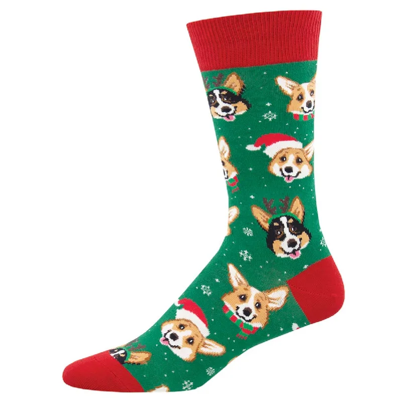 sock with sleek vibe-  Happy Pawlidays - Cotton Crew