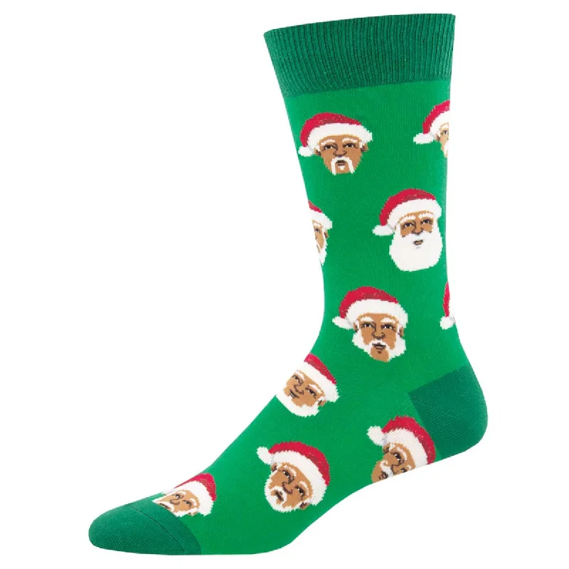 sock with rugged touch-  Styling Santa - Cotton Crew