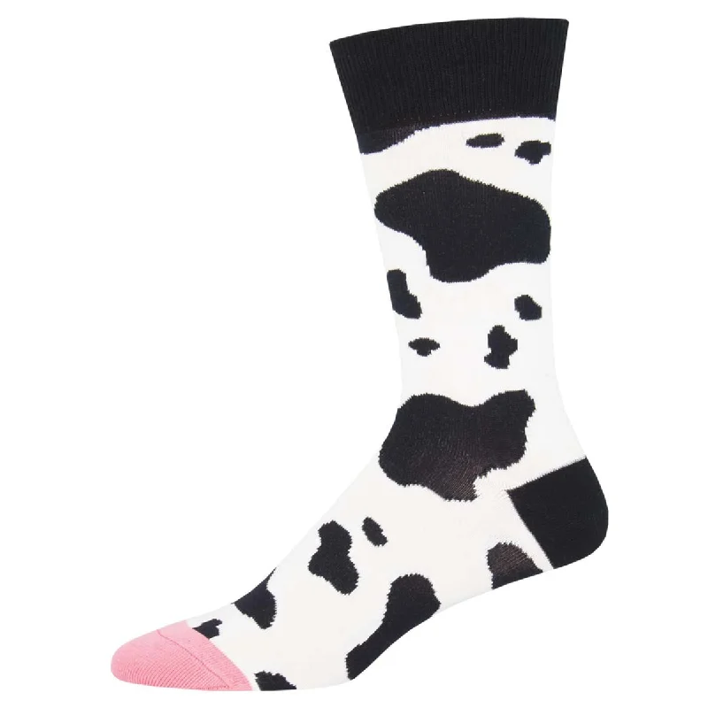 sock with moisture wicking-  MOOOO! - Cotton Crew