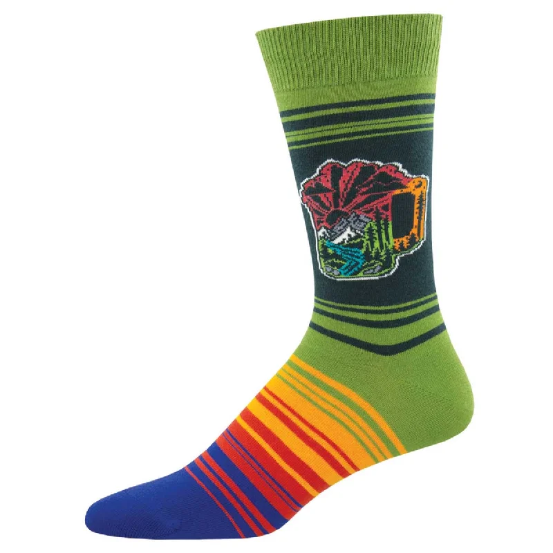 sock with cool edge-  AtomicChild - Hop Wild - Cotton Crew