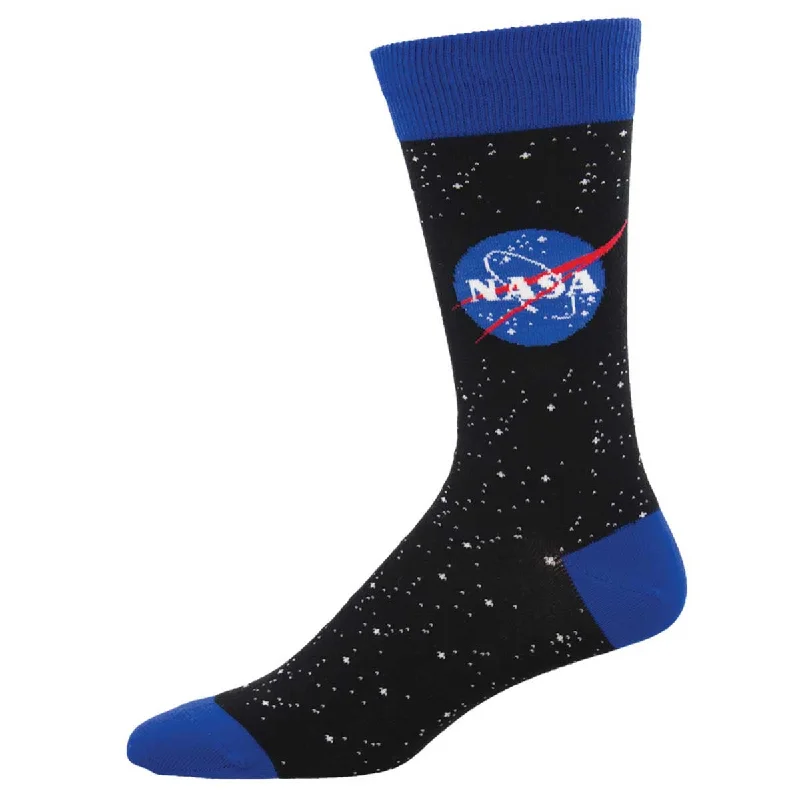 sock with classic look-  NASA - NASA Logo - Cotton Crew