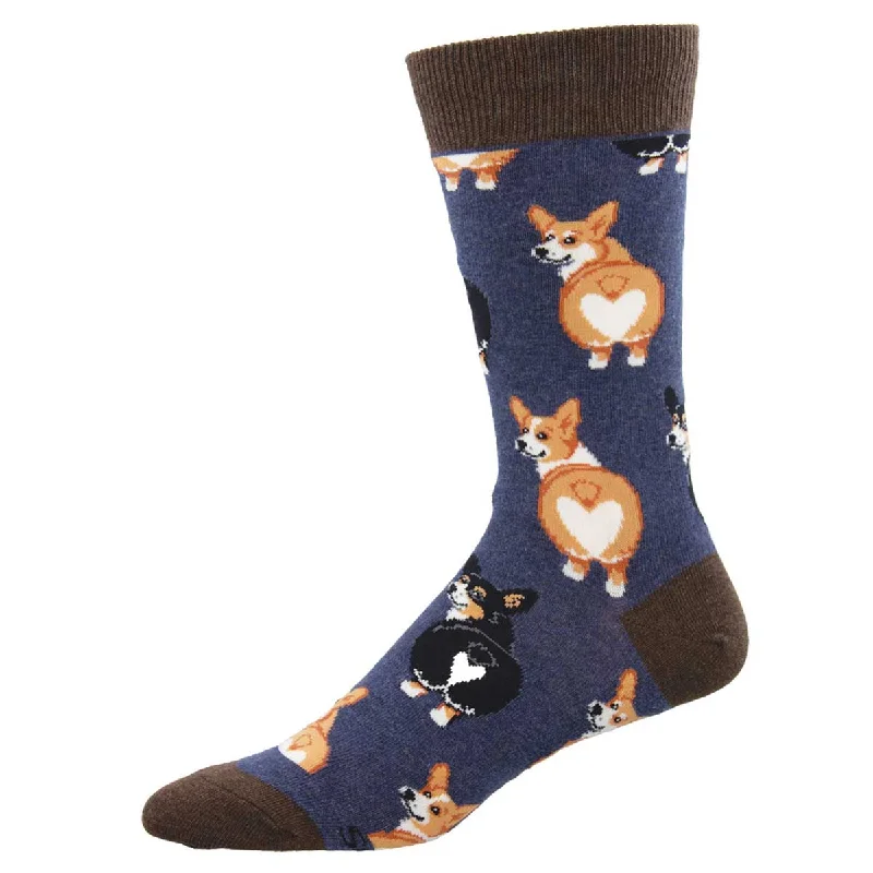 sock for kids-  Corgi Butt - Cotton Crew