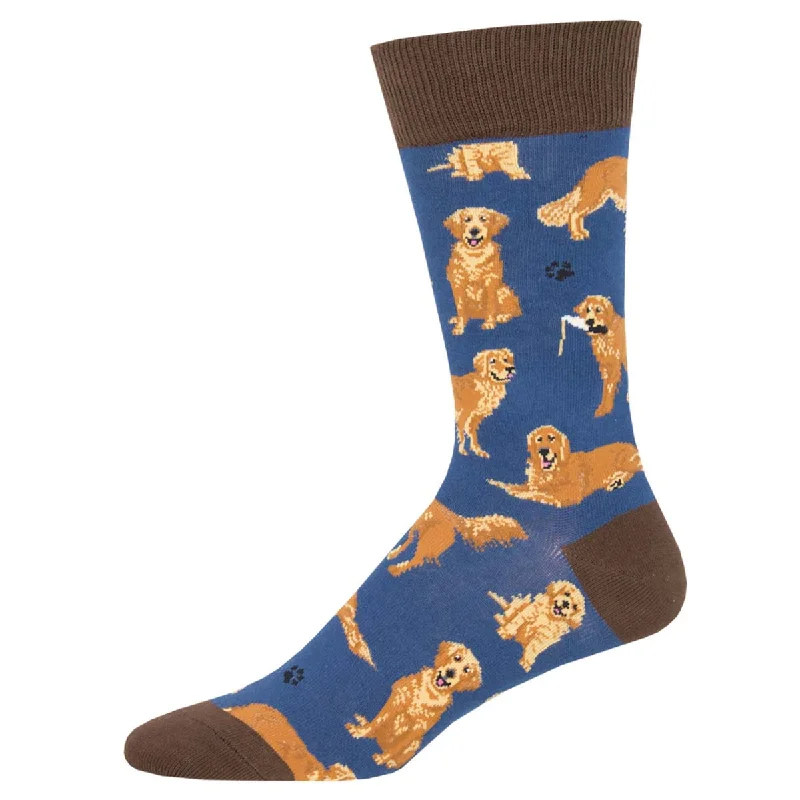 sock with soft feel-  Golden Retrievers - Cotton Crew