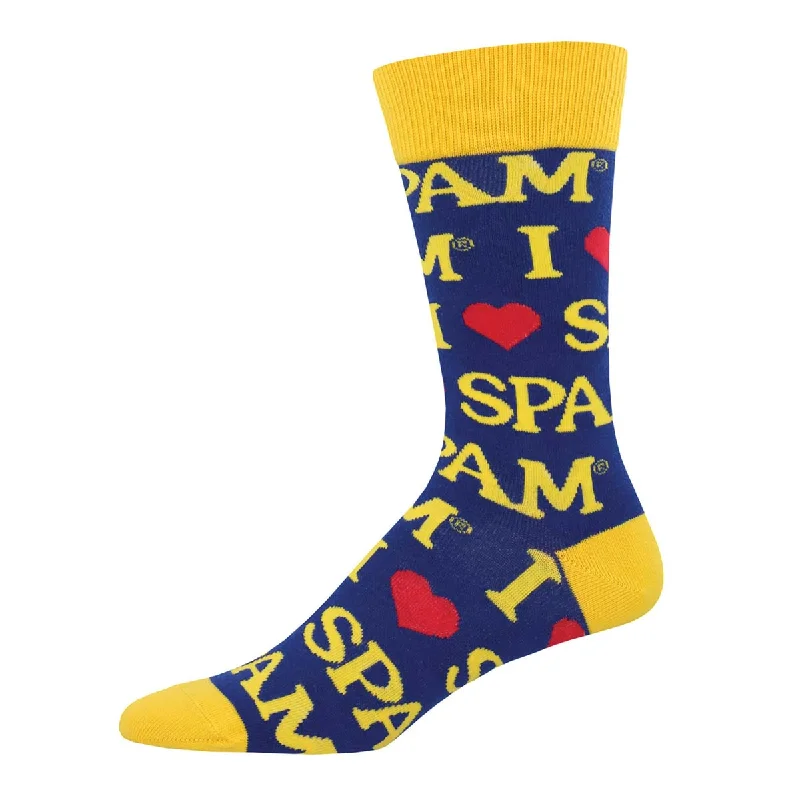 sock with breathable fabric-  Spam - Spam - Cotton Crew