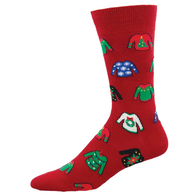 sock with casual vibe-  Ugly Sweaters - Cotton Crew