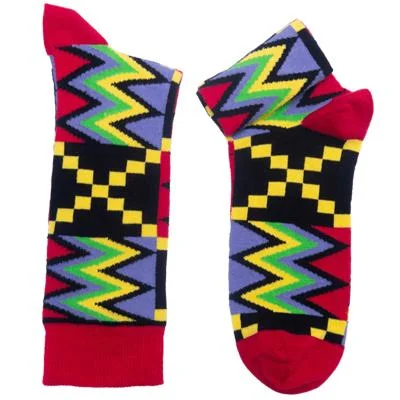 sock with active feel-  Na Wash Kente Socks