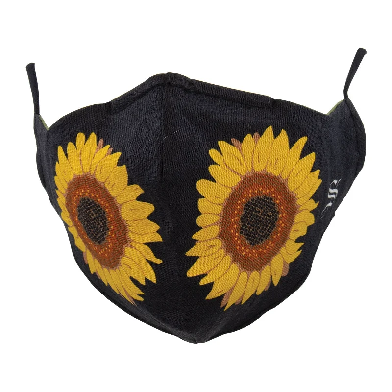 sock with vibrant shade-  Sunflower - Mask