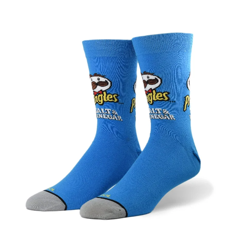 sock with sleek feel-  Pringles Salt & Vinegar Men's Crew Socks