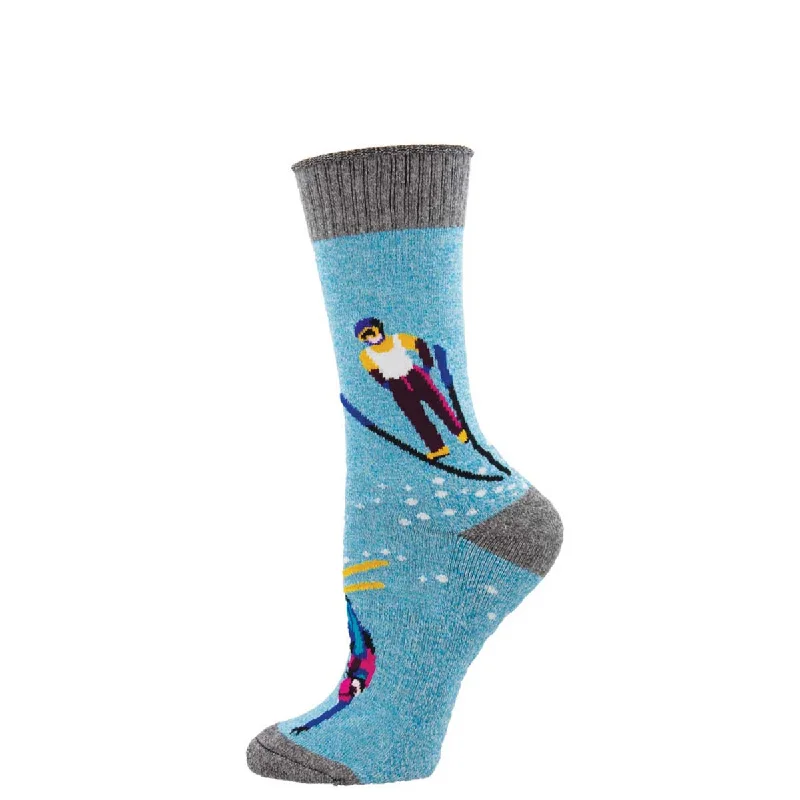 sock for timeless style-  Ski Slopes - Recycled Cotton