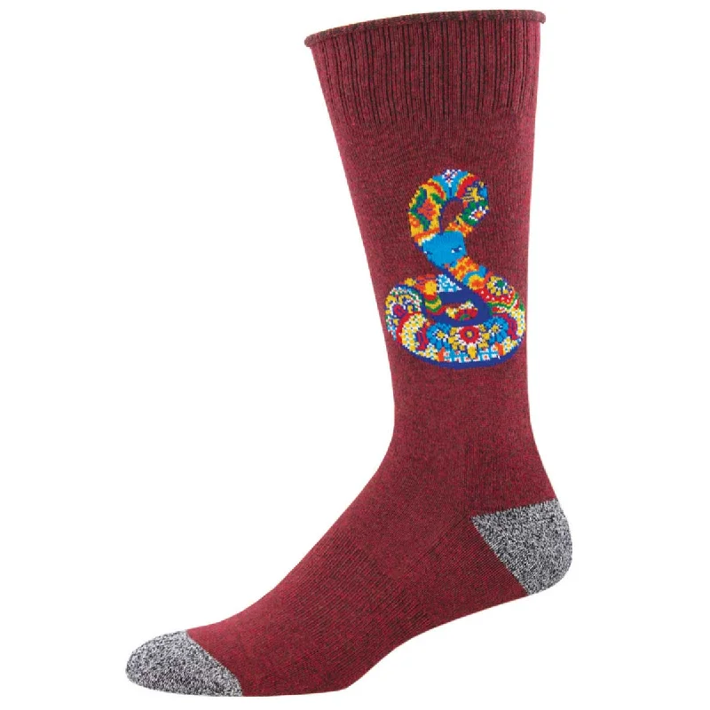 sock with sporty touch-  Serpent Stare - Recycled Cotton