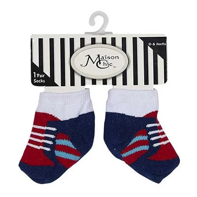 sock for leisure-  Red & Blue Sneaker Socks