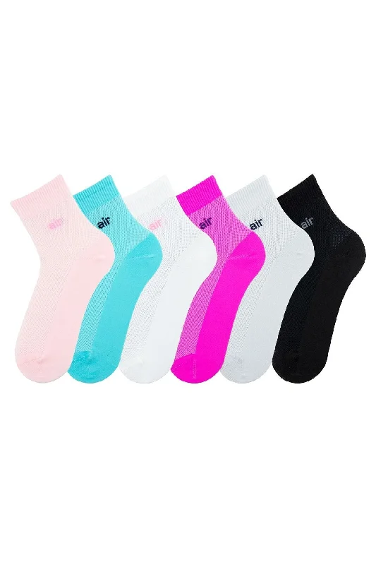 sock with warm design-  Running Socks, Women's Crew Neon Sport Socks, Athletic Mesh Stocking, Pilates, Yoga Socks Gift, Workout Hosiery, Ultra Thin Soft Breathable