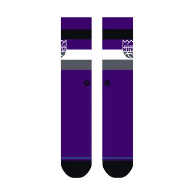 sock for men-  Sacramento Kings Stripe Crew Socks