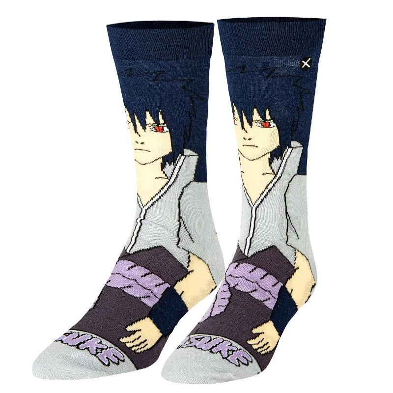 sock with arch support-  Sasuke 360 Men's Crew Socks