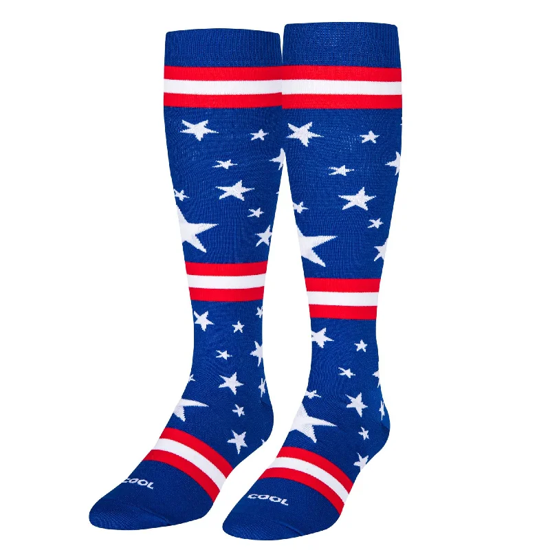 sock with sharp shade-  Stars & Stripes Compression Socks