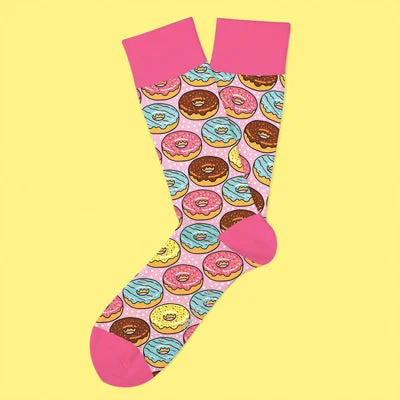 sock for stylish feet-  Go Nuts for Donuts Everyday Socks