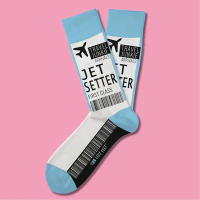 sock for chic look-  Travel Junkie Everyday Socks