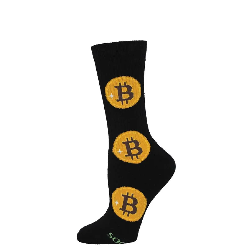 sock with green hue-  Bitcoin  - Active Crew