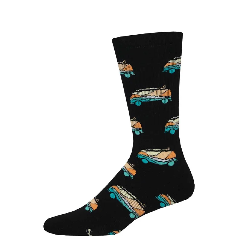 sock with thick sole-  Surf Bus  - Active Crew