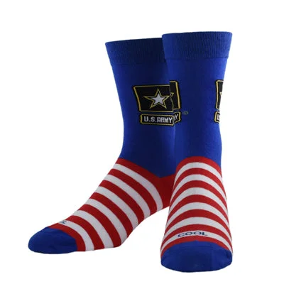 sock with active use-  US Army Flag Socks