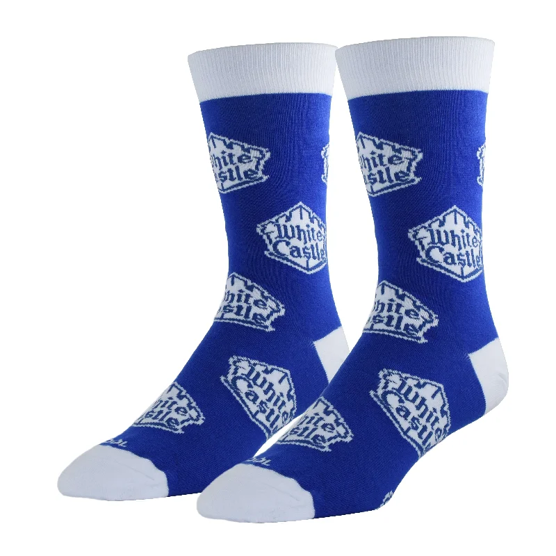 sock with rugged look-  White Castle Men's Crew Socks