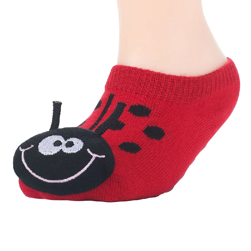 sock with sharp look-  Wild Habitat Baby Non-Slip socks-Ladybug Pattern