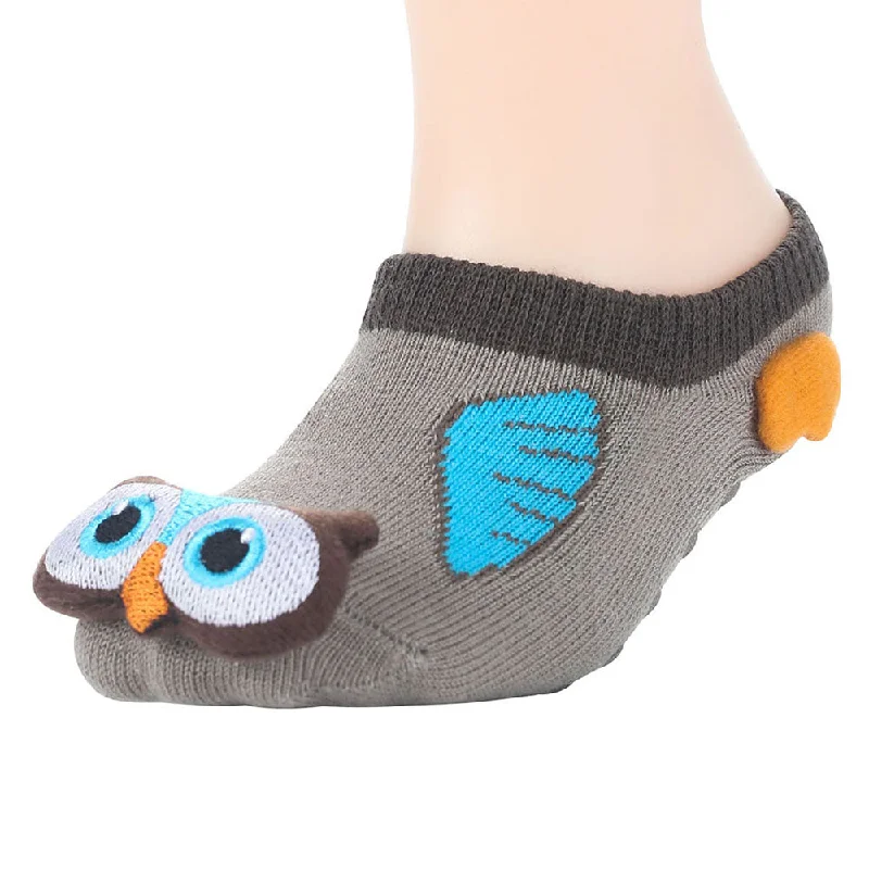 sock for refined taste-  Wild Habitat Baby Non-Slip socks-Owl Pattern