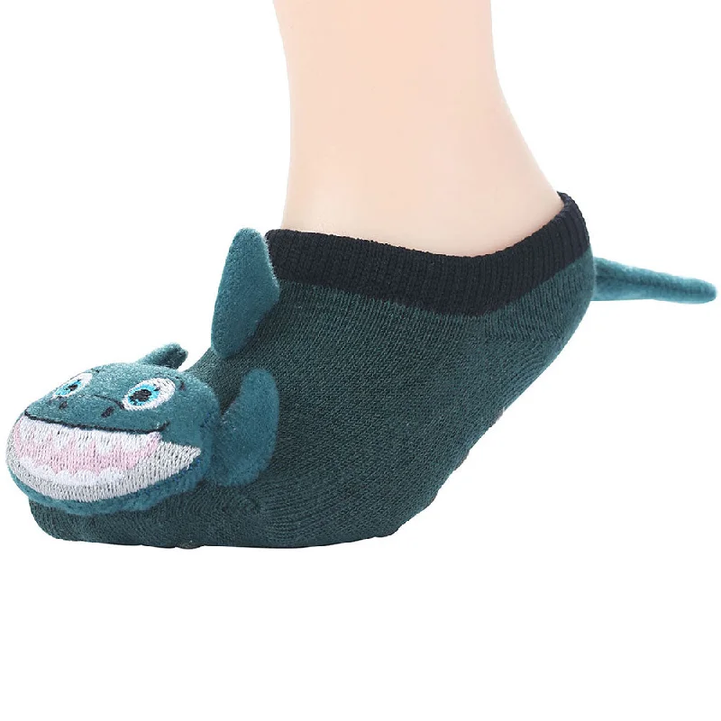 sock with clean line-  Wild Habitat Baby Non-Slip socks-Shark Pattern