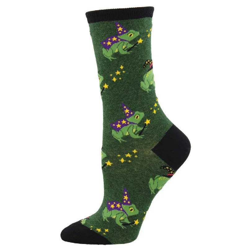 sock for daily touch-  Freaky Frogs - Cotton Crew