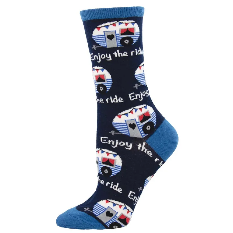 sock for stylish edge-  Enjoy The Ride - Cotton Crew