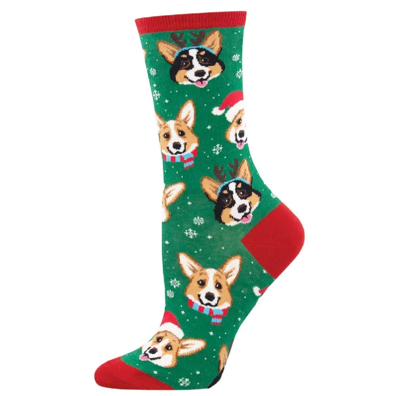 sock with unique feel-  Happy Pawlidays - Cotton Crew