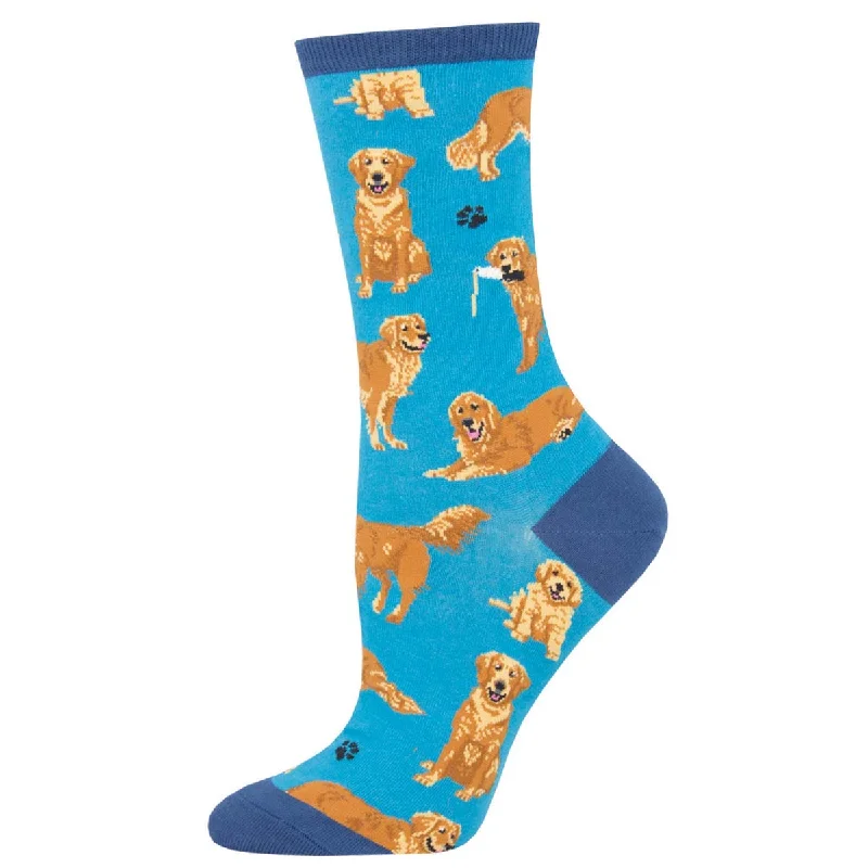 sock with grey shade-  Golden Retrievers - Cotton Crew