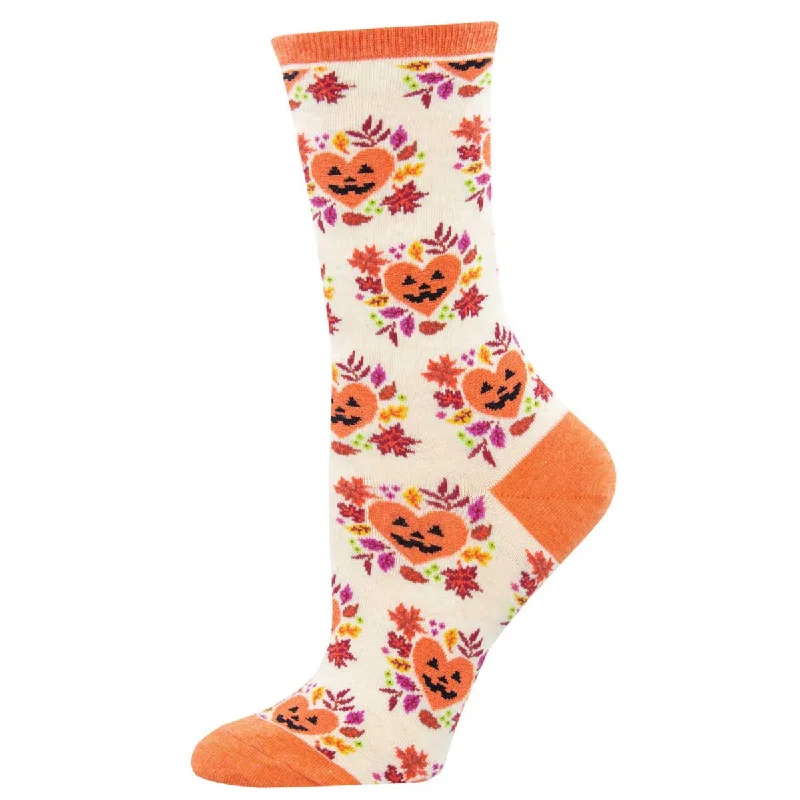 sock with high end vibe-  I Heart Halloween - Cotton Crew