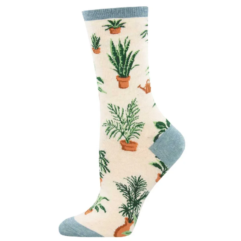 sock with bold touch-  Home Grown - Cotton Crew