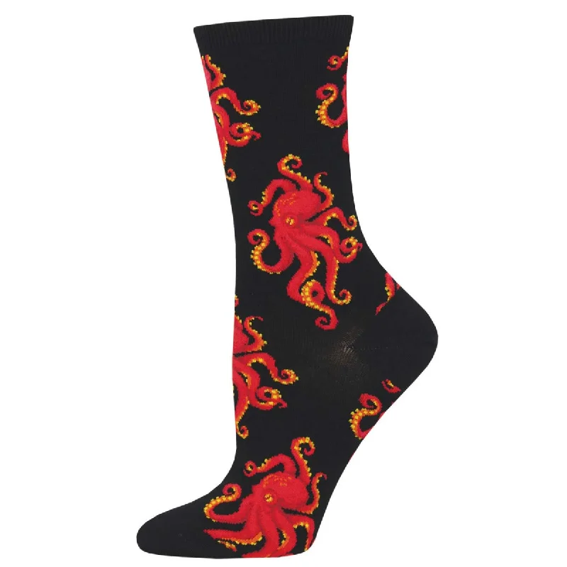 sock with fun design-  Socktopus - Cotton Crew