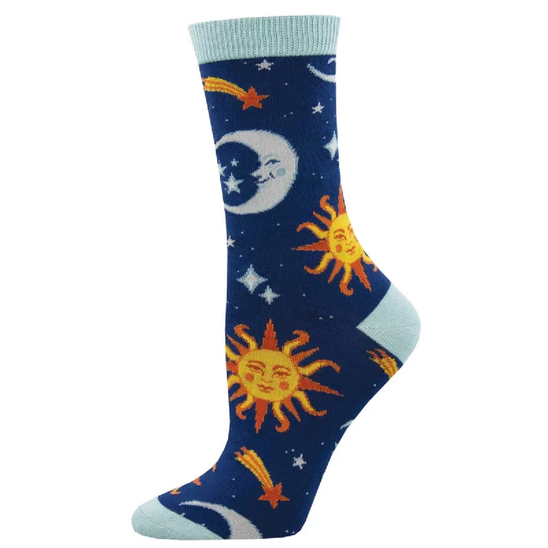 sock with subtle shade-  Clear Skies - Bamboo