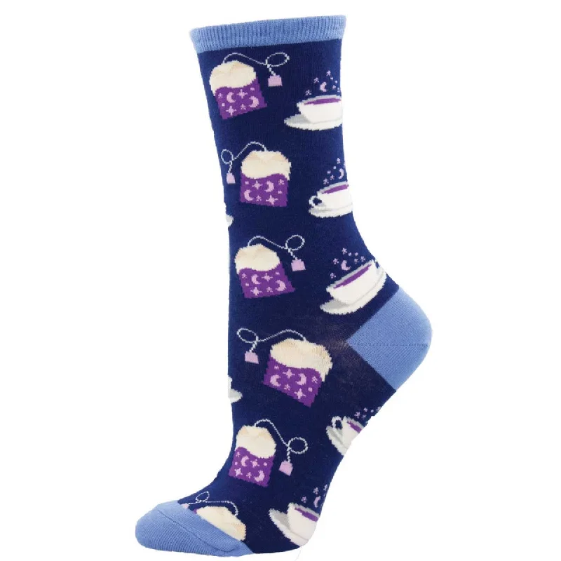 sock with sleek vibe-  Night Tea Night - Cotton Crew