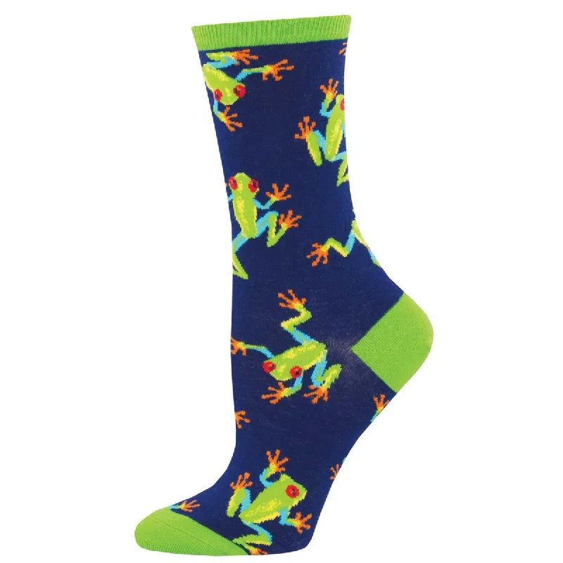 sock with cushion-  Tree Frogs - Cotton Crew