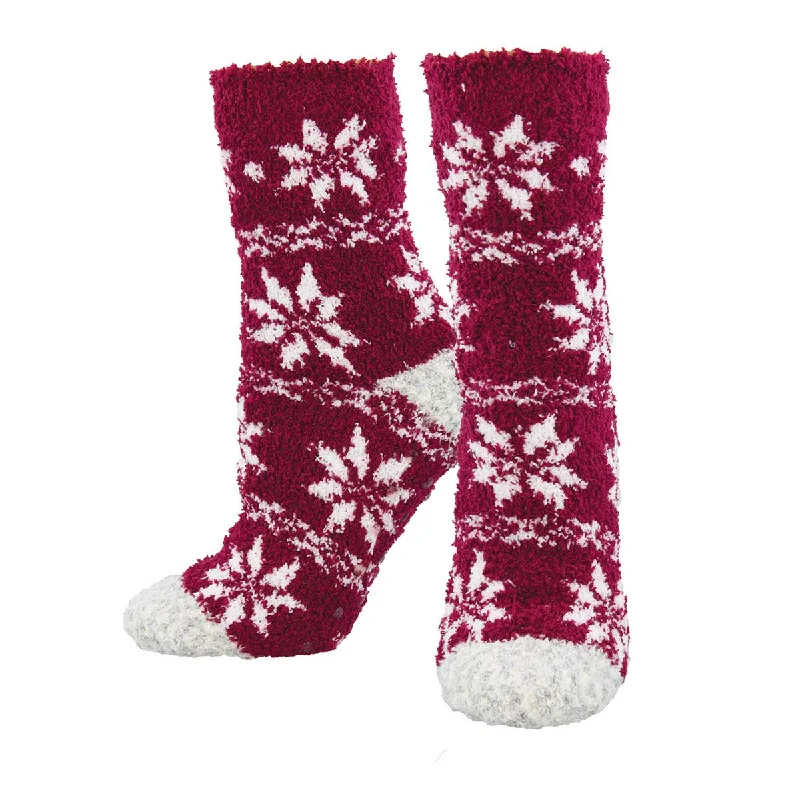 sock with bright feel-  Fair Isle Fun - Warm & Cozy