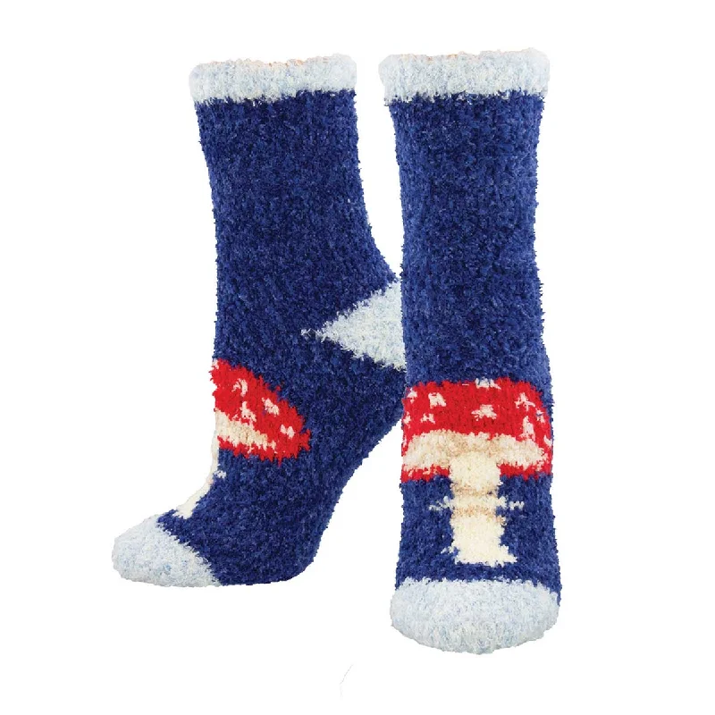 sock with warm vibe-  Mighty Mushroom - Warm & Cozy