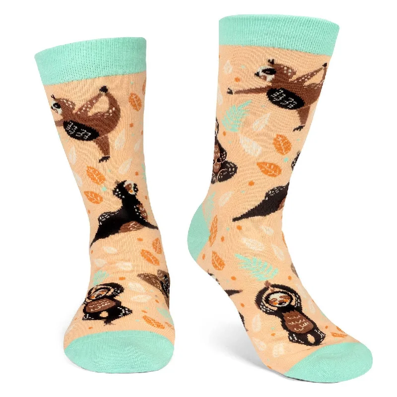 sock for rugged-  Yoga Sloth Socks