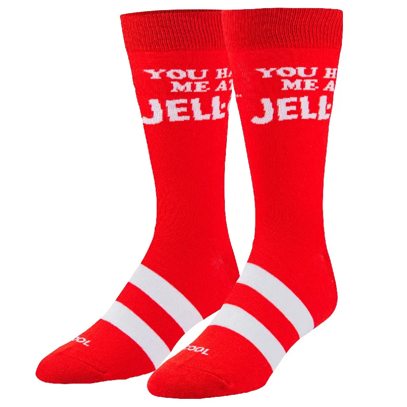 sock with modern shade-  You Had Me At Jell-O Men's Crew Socks