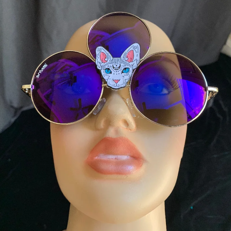 eco-friendly sunglasses materials-Egyptian Sphinx Cat