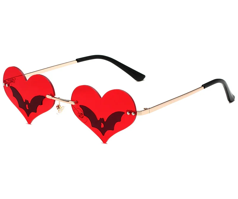 sunglasses for team sports-Heart Frame Sunglasses